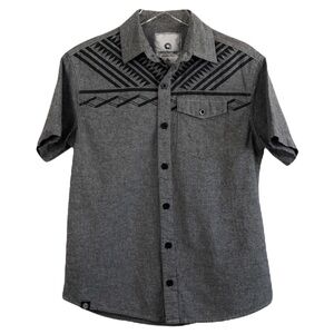 ACADEMIKS - GRAY 100% QUALITY COTTON SHIRT B17